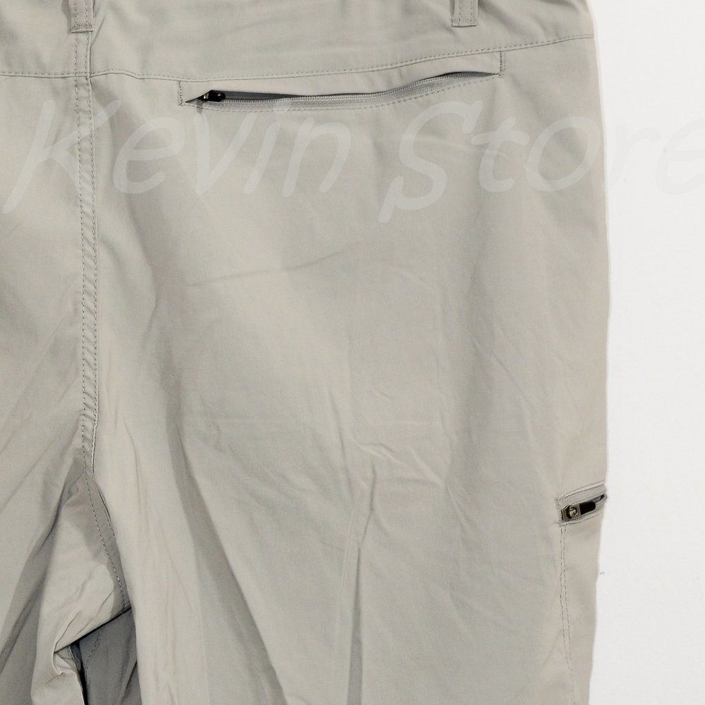 Weatherproof Men's The Trail Shorts Packable Hybrid Quick Dry Shorts Gray - Picture 5 of 6